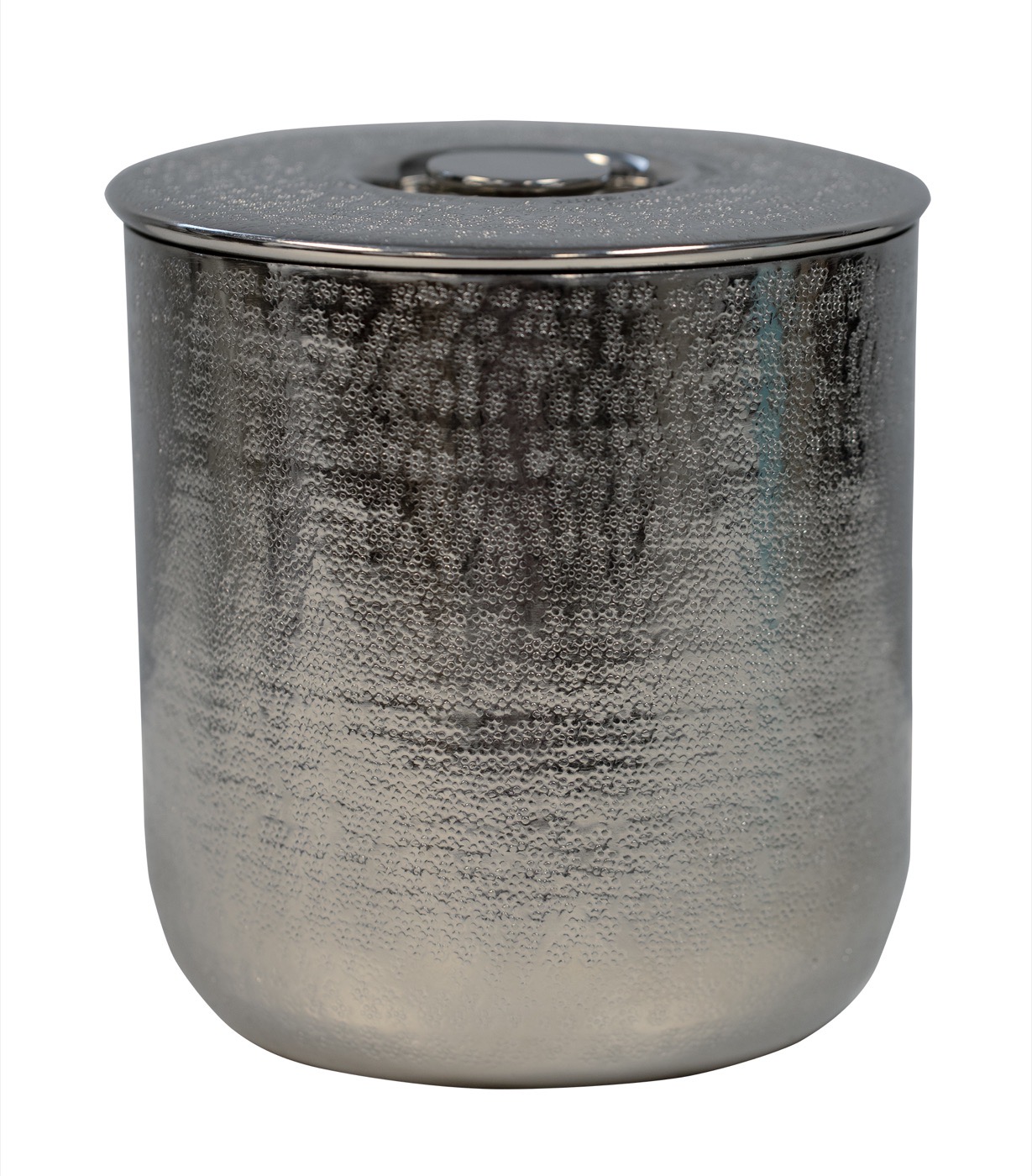 Hammered Polished Ice Bucket