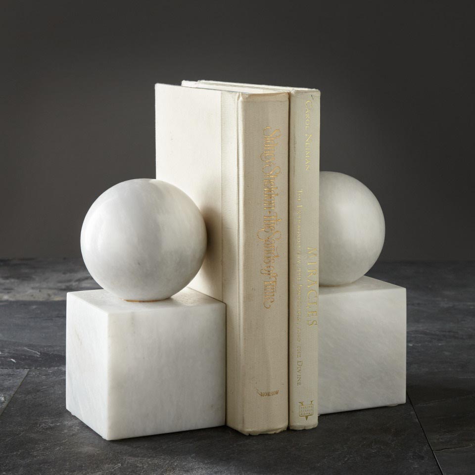 Marble Bookends BE54